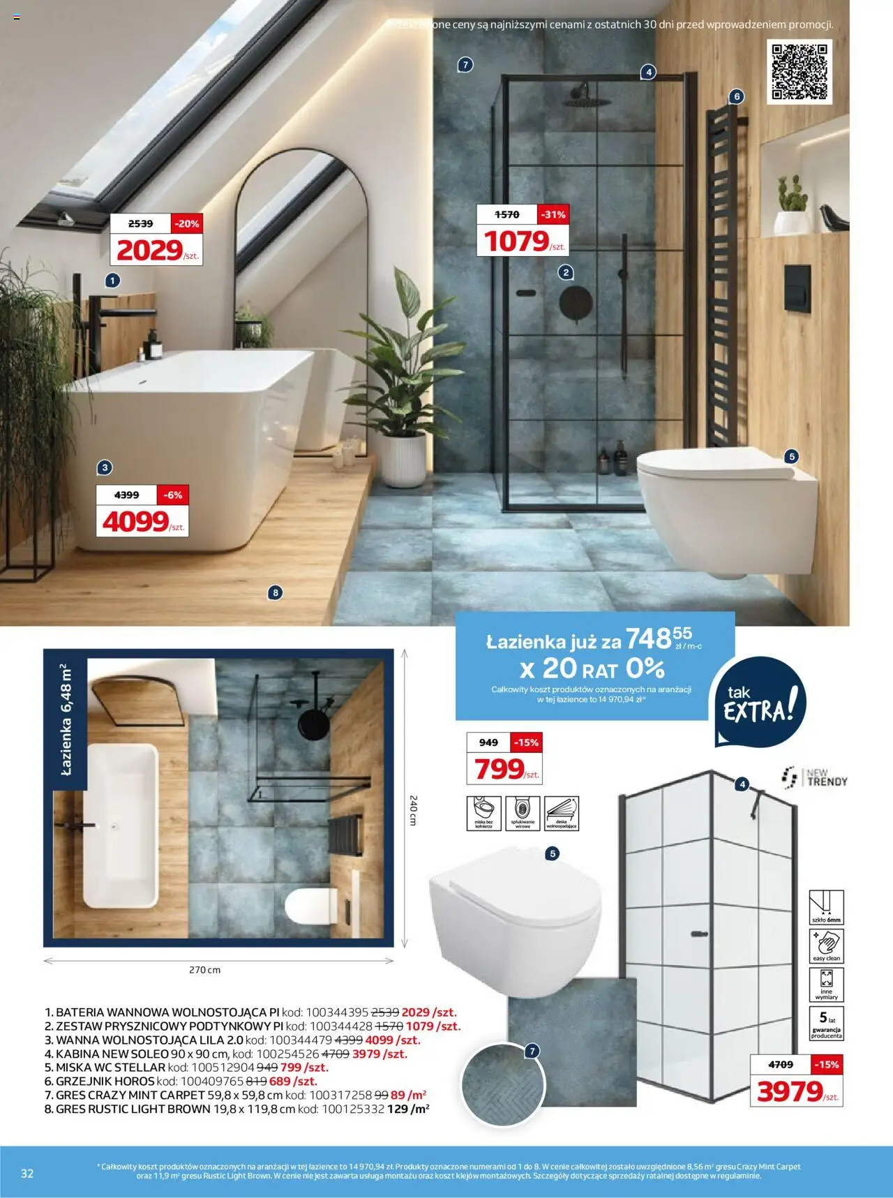 Komfort Gazetka od 07.05.2025 | Strona: 32 | Produkty: Bateria