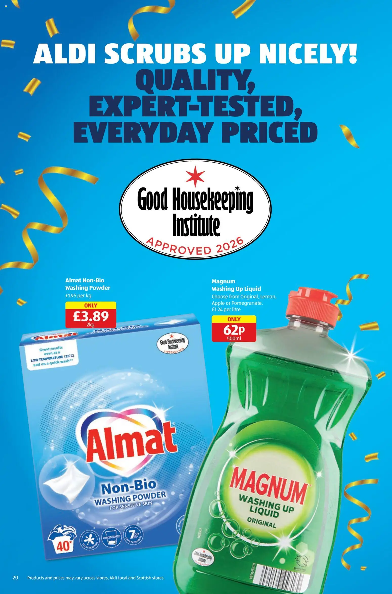 {H1} | Page: 20 | Products: Powder, Washing powder, Apple