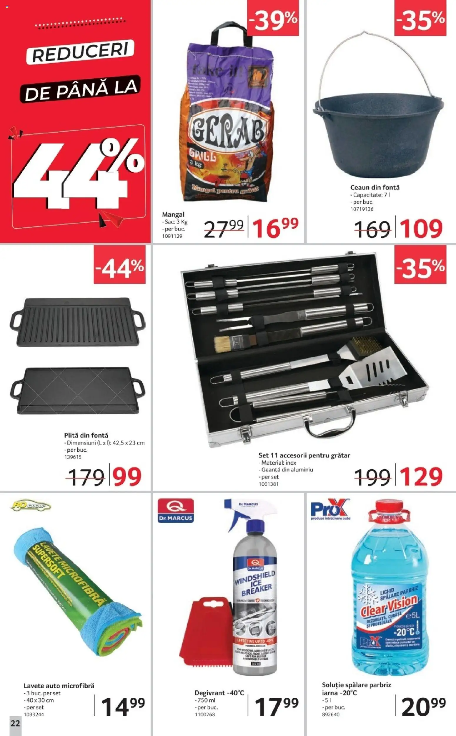 Noul catalog Selgros – valabil de la 28.11.2025 | Pagină: 22 | Produse: Geantă, Plită, Grill, Lavete