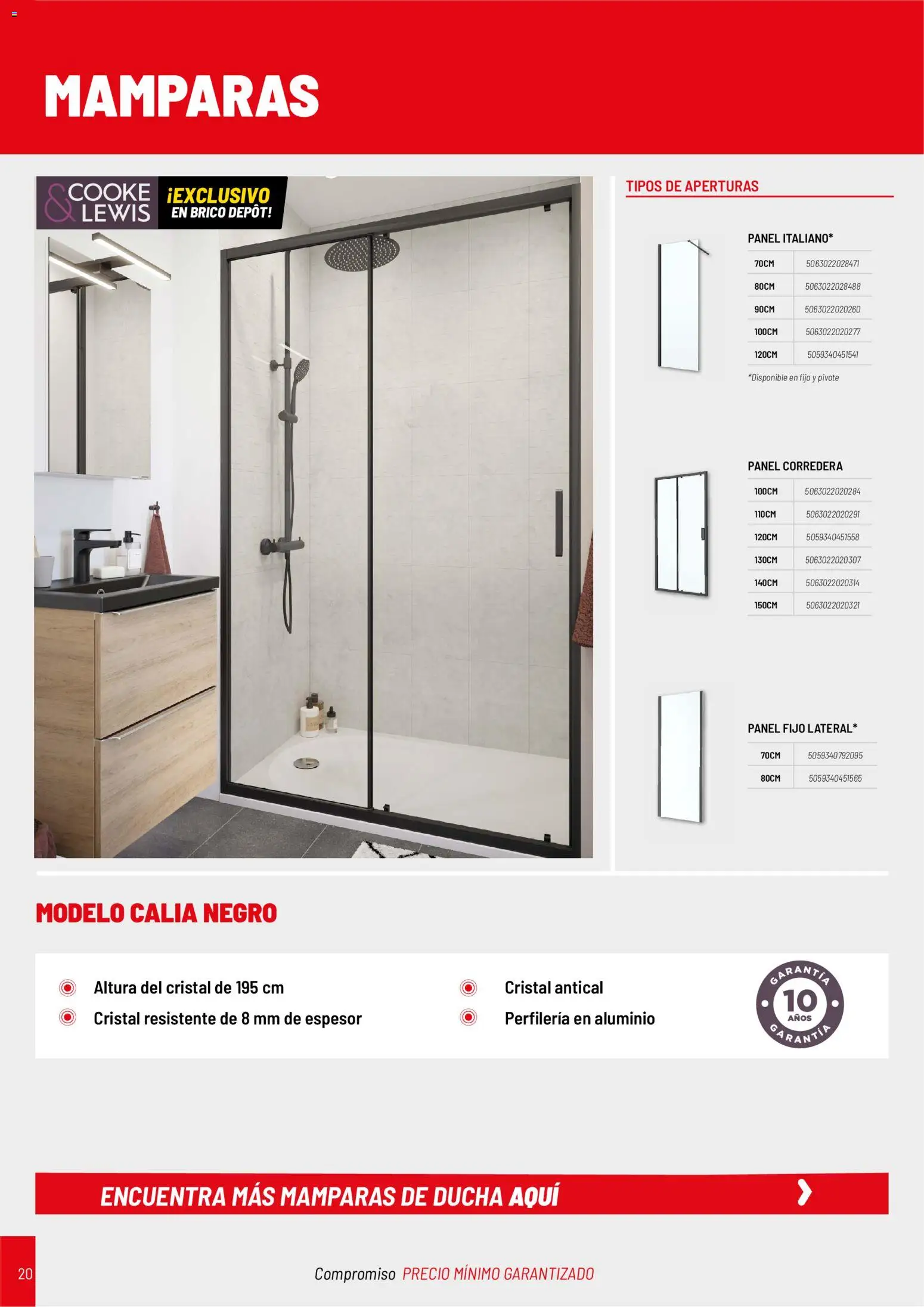 Brico Depôt Baños │ válido desde el 02.01.2026 | Página: 20 | Productos: Ducha