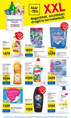 Tesco akciós ujság - amely érvényes a következő dátumtól: 31.07.2025 | Oldal: 5 | Termékek: Mosogatógép, Mosógél, Tusfürdő, Mosogatószer