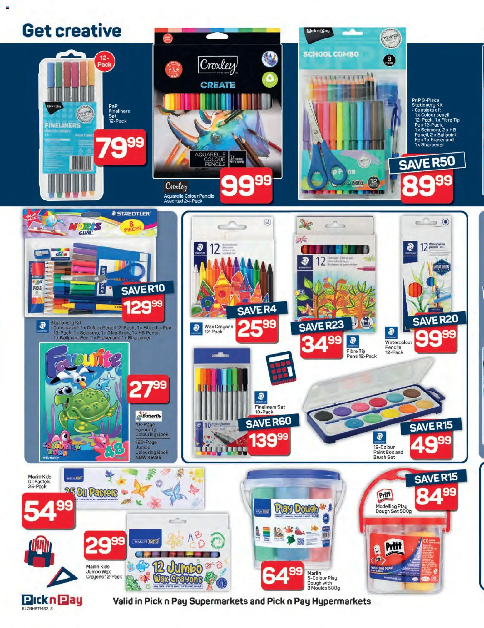 New Pick n Pay catalogue – valid from 29.12.2025 | Page: 8 | Products: Paint, Box, Pen, Touca de banho