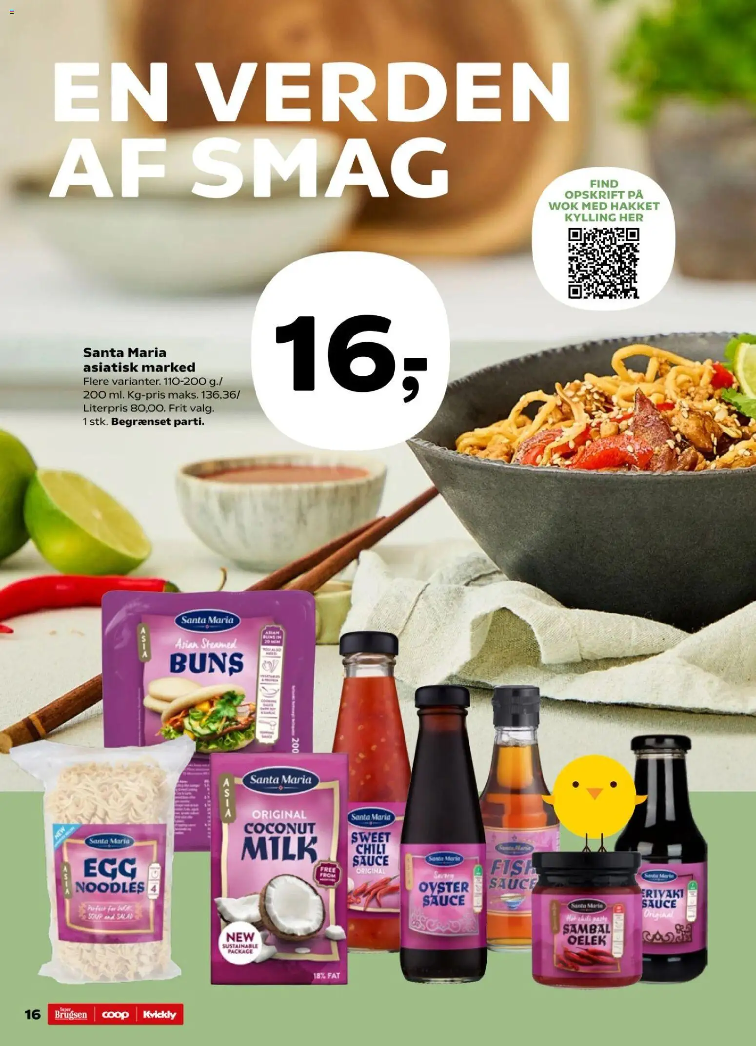 Super Brugsen tilbudsavis – gyldig fra 19.03.2026 | Side: 16