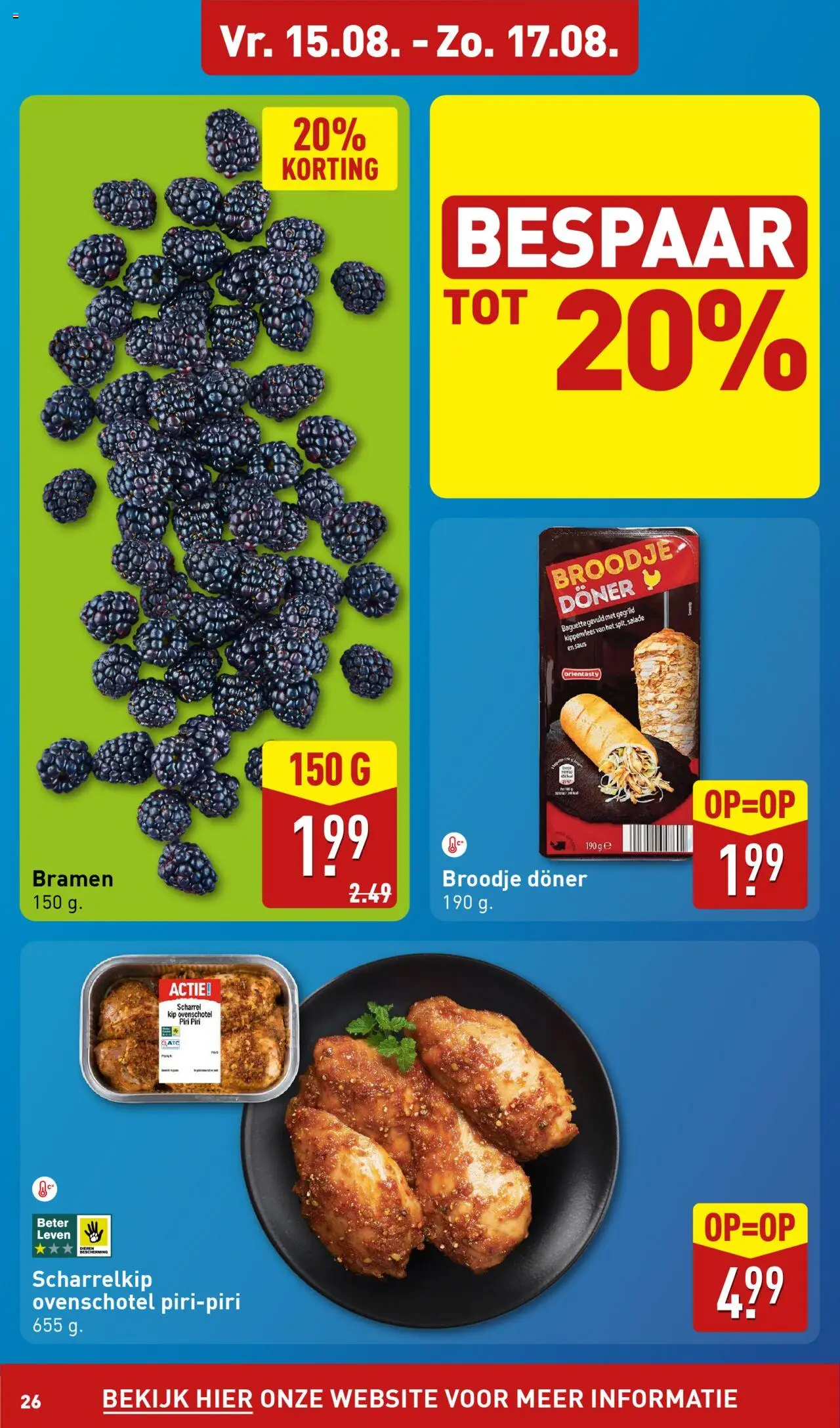 | Pagina: 26 | Producten: Salade, Baguette, Broodje, Kip