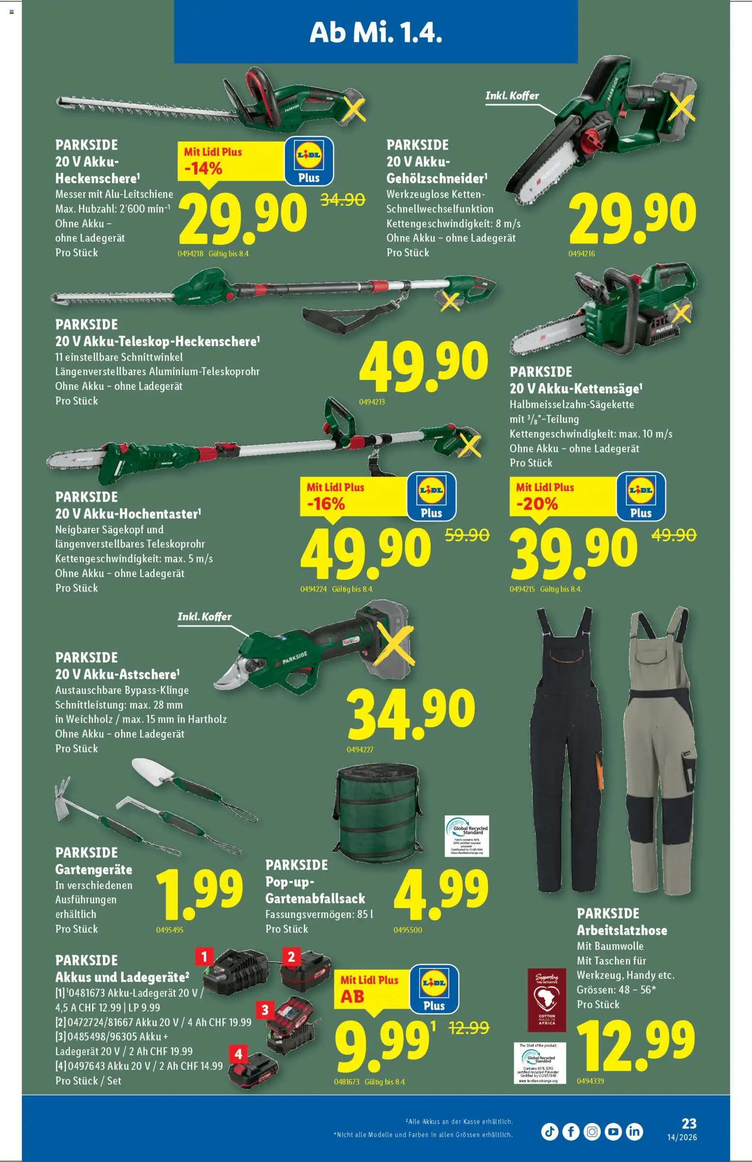 Lidl aktionen – gültig ab 01.04.2026 | Seite: 25