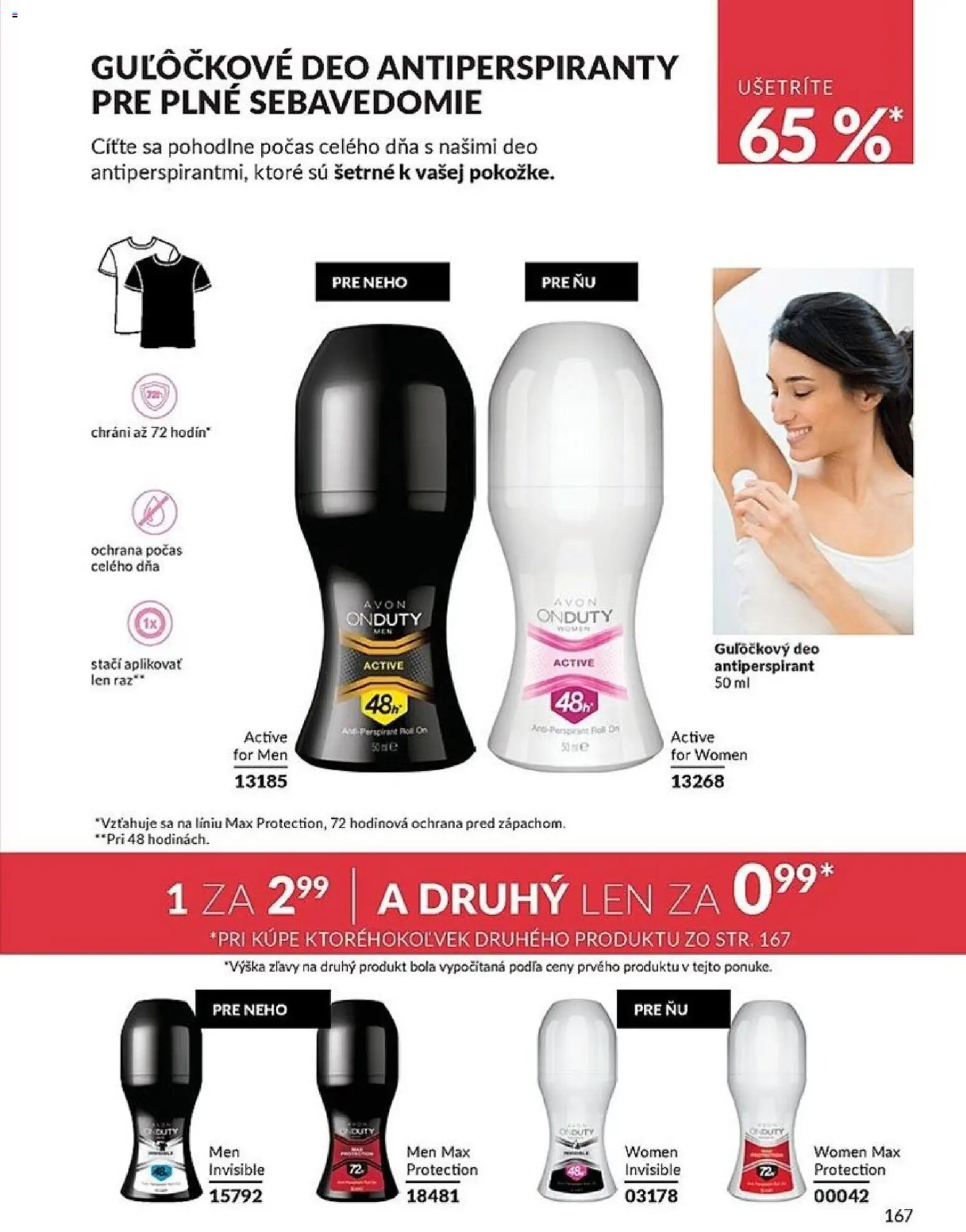 Nové Avon akcie – leták je platný od 01.01.2026 | Strana: 167 | Produkty: Antiperspirant
