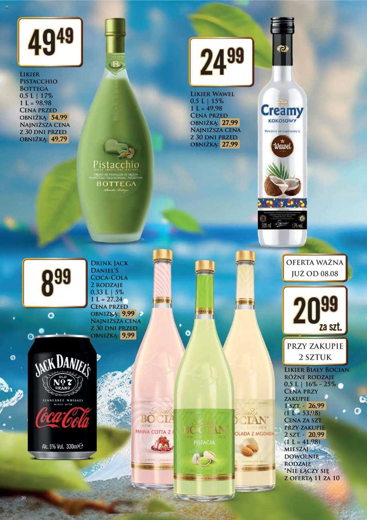 Dino Gazetka alkoholowa od 11.08.2025 | Strona: 20 | Produkty: Jack Daniel's