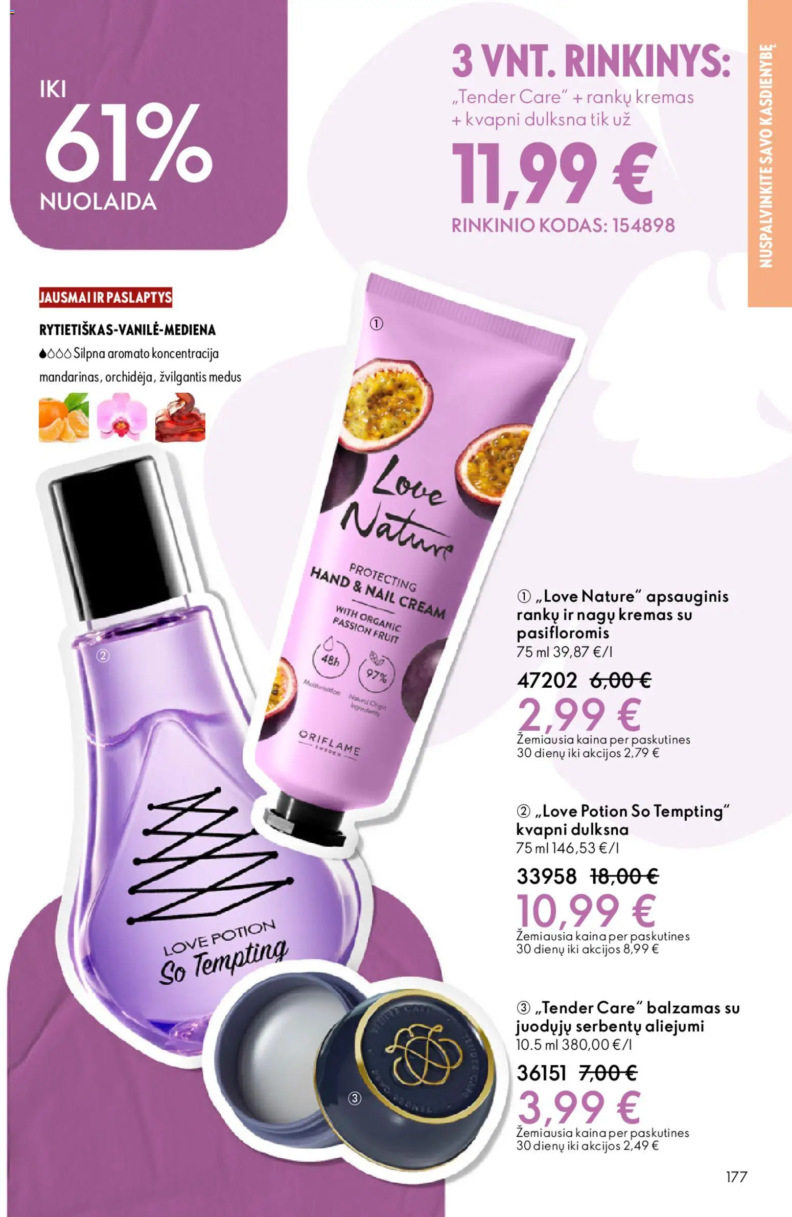 Oriflame akcijos nuo 18.02.2026 | Puslapis: 177 | Prekių: Balzamas, Kremas