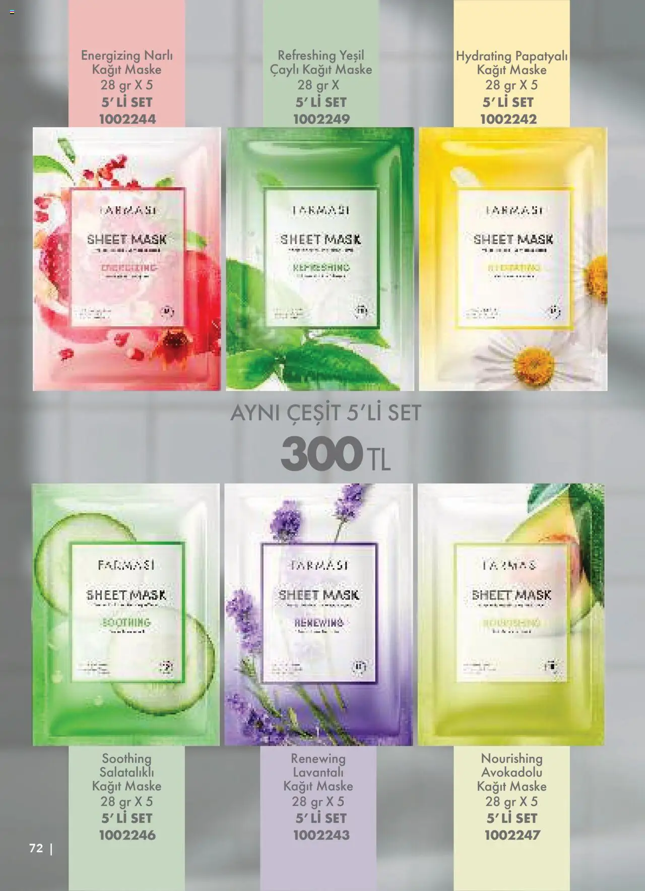 Farmasi Katalog - 01.06.2025 tarihinden itibaren geçerlidir | Sayfa: 72 | Ürünler: Maske