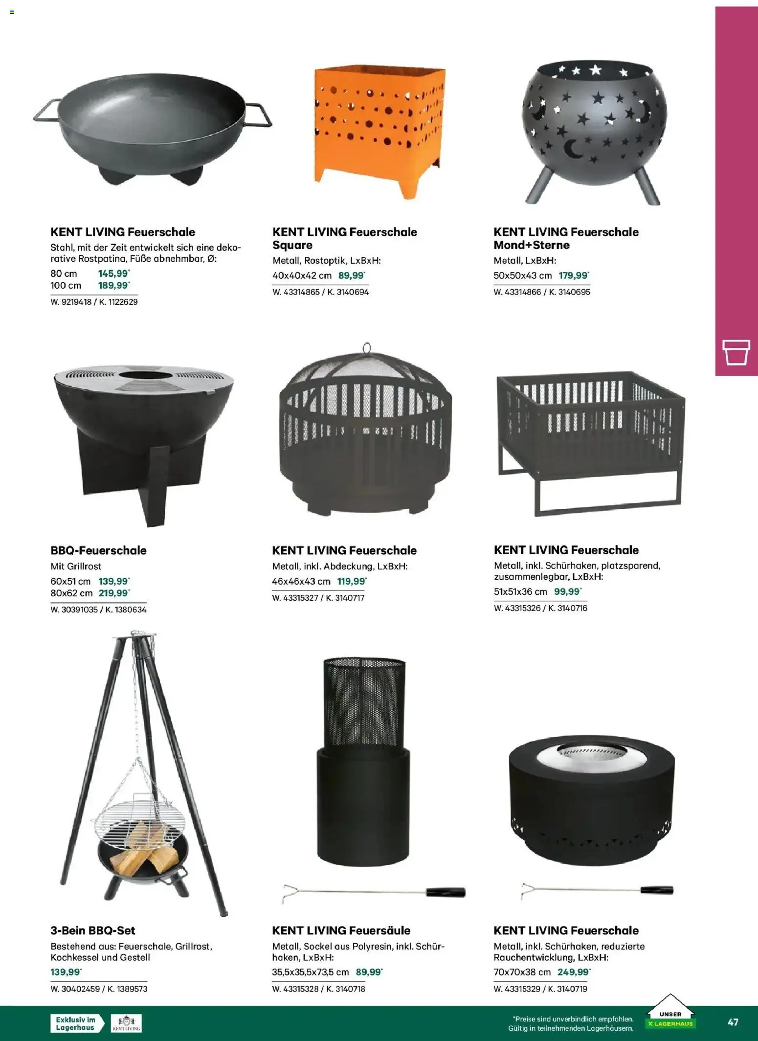 Lagerhaus Garten & Freizeit Katalog 2026 gültig ab 01.03.2026 | Seite: 47