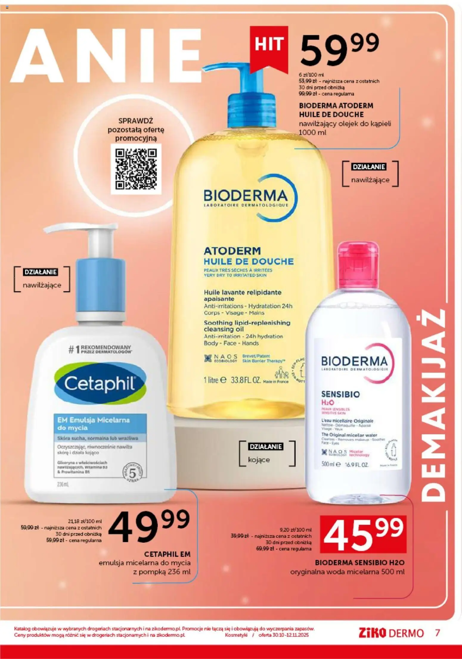Ziko Black Friday od 30.10.2025 | Strona: 7 | Produkty: Kosmetyki, Body, Woda micelarna, Woda