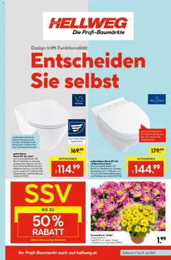 Vorschau von dem Prospekt - HELLWEG Flugblatt gültig ab 17.07.2025
