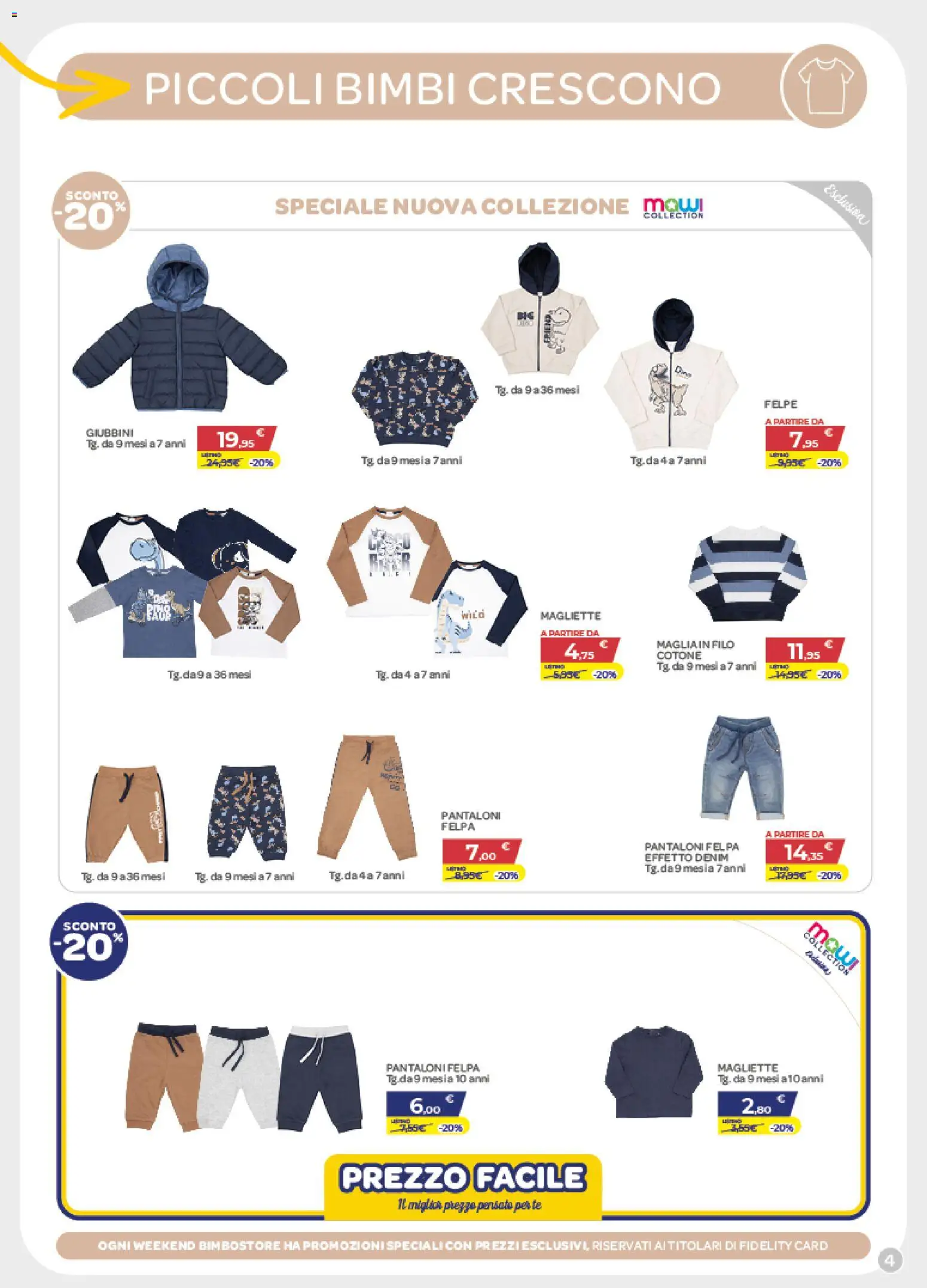 Volantino Bimbo store del 05.02.2026 | Pagina: 4