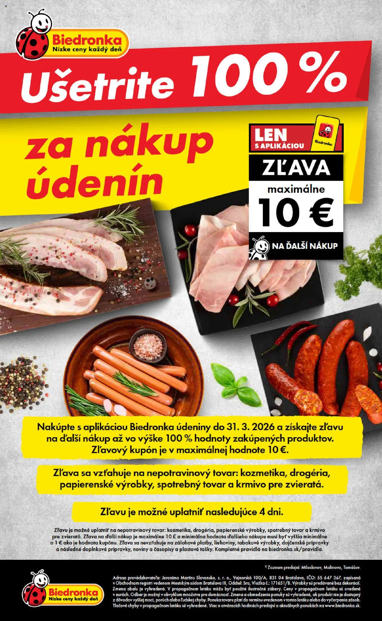 Nové Biedronka akcie – leták je platný od 19.03.2026 | Strana: 48