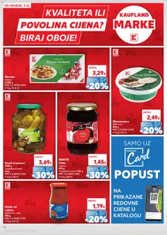 Mascarpone, 80% m.m. 250 g - Pregled kataloga iz trgovine Kaufland, vrijedi od 03.12.2025 | Stranica: 18