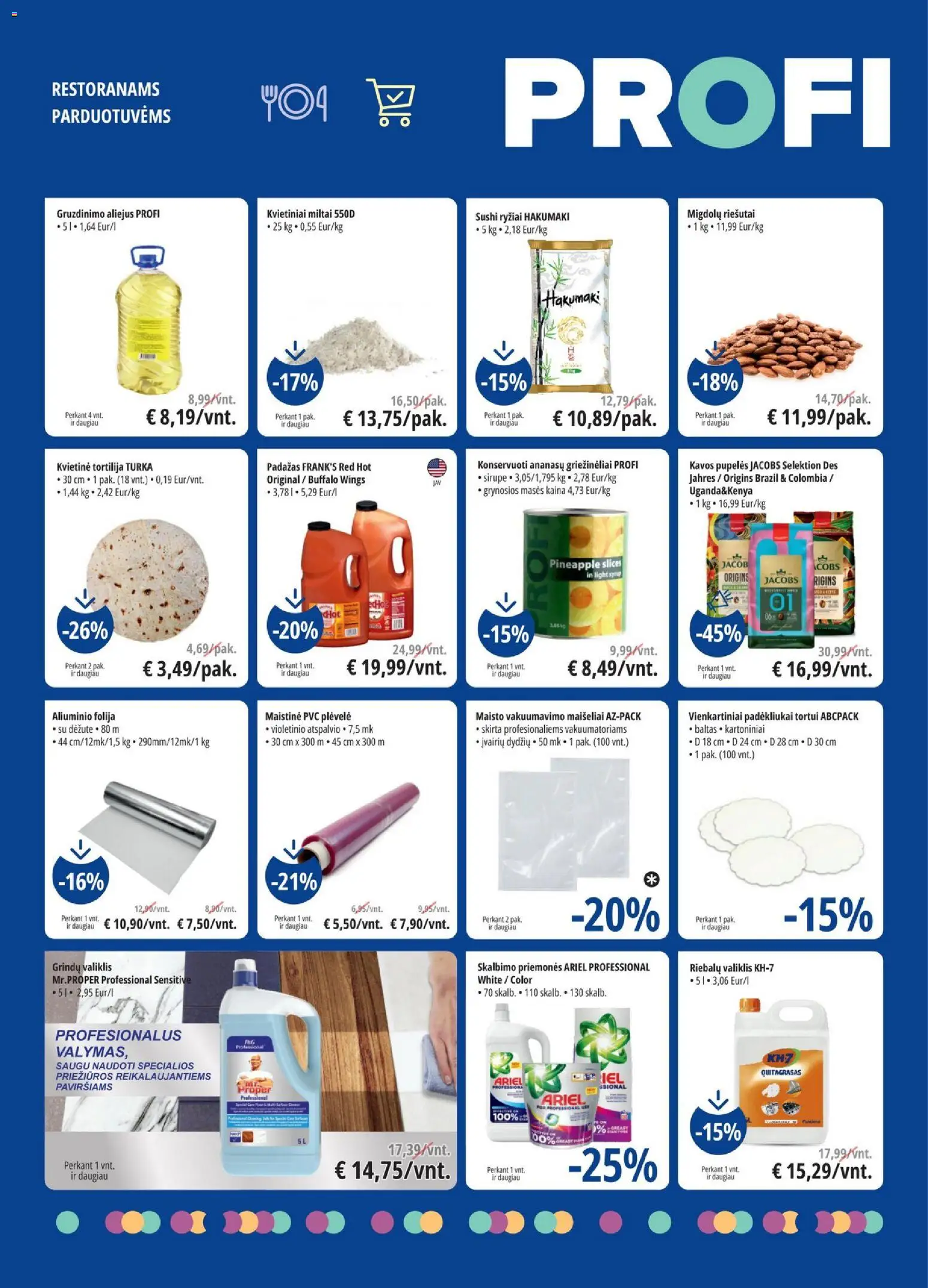 ePromo akcijos nuo 18.03.2026 | Puslapis: 7 | Prekių: Folija, Pupelės, Aliejus, Ryžiai