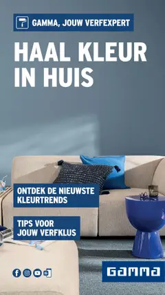 GAMMA - Verfgids - Voorbeeld van een folder van GAMMA, geldig van 19.09.2025