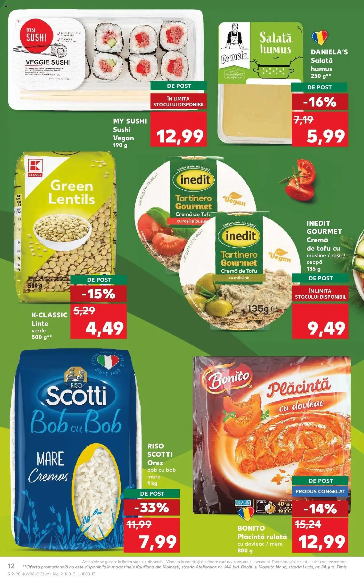 Noul catalog Kaufland – valabil de la 18.02.2026 | Pagină: 12 | Produse: Plăcintă, Mere, Salată, Ceapă