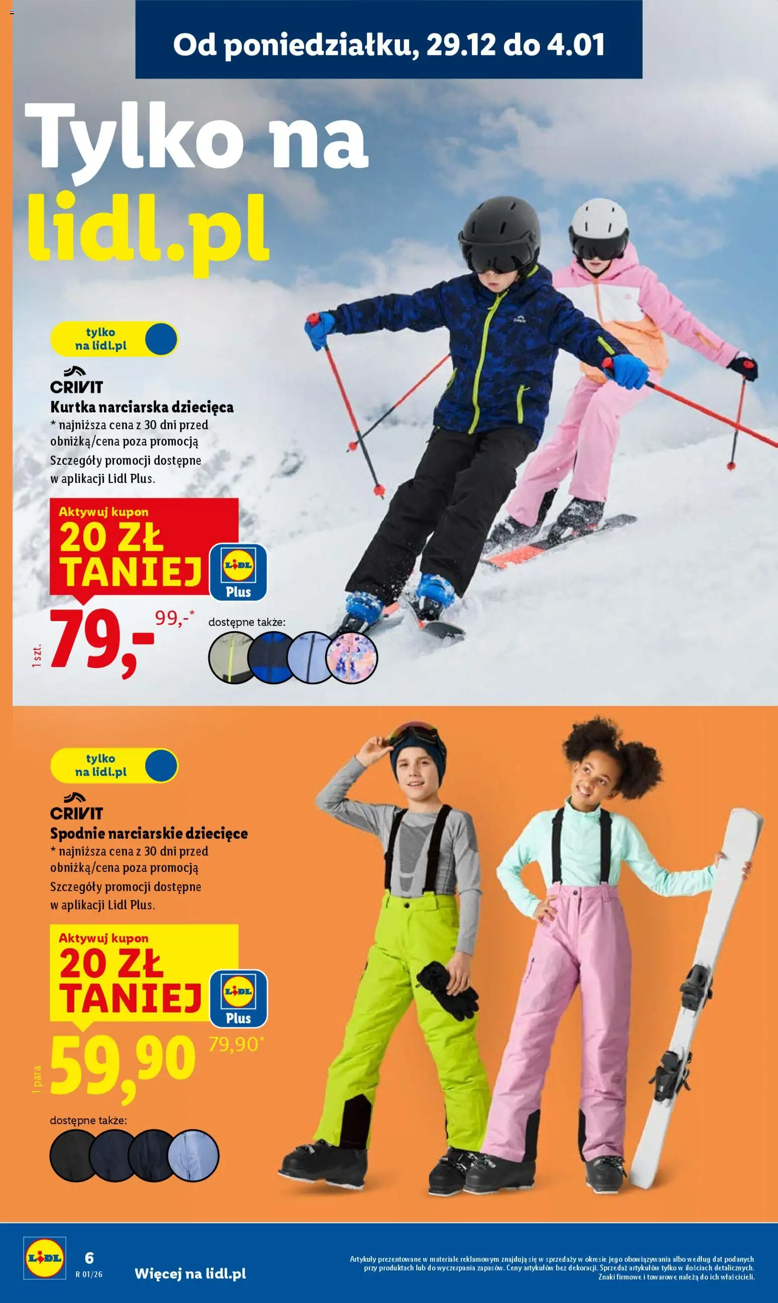 Lidl Katalog od 29.12.2025 | Strona: 6 | Produkty: Kurtka, Spodnie
