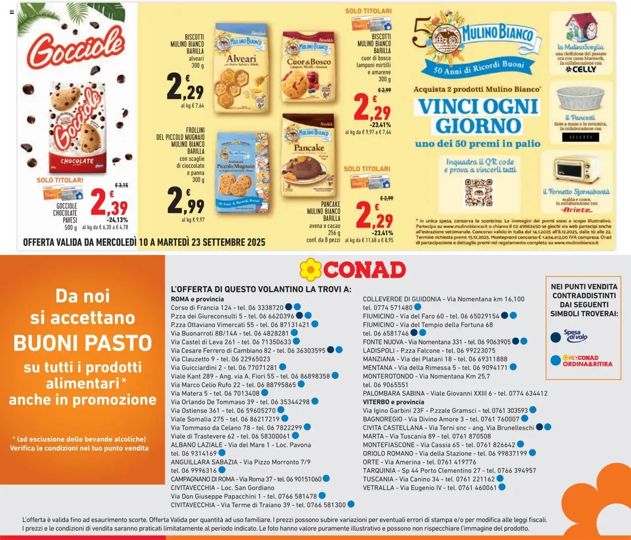 Volantino Conad del 10.09.2025 | Pagina: 27 | Prodotti: Biscotti, Mirtilli, Frollini, Stampa