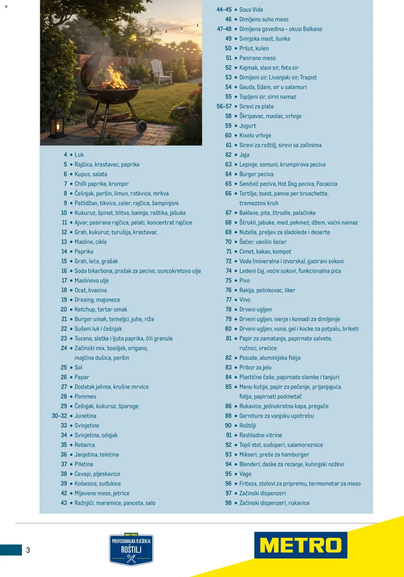 Metro katalog | vrijedi od 05.03.2026 | Stranica: 3 | Proizvodi: Paprika, Salata, Kompot, Namaz
