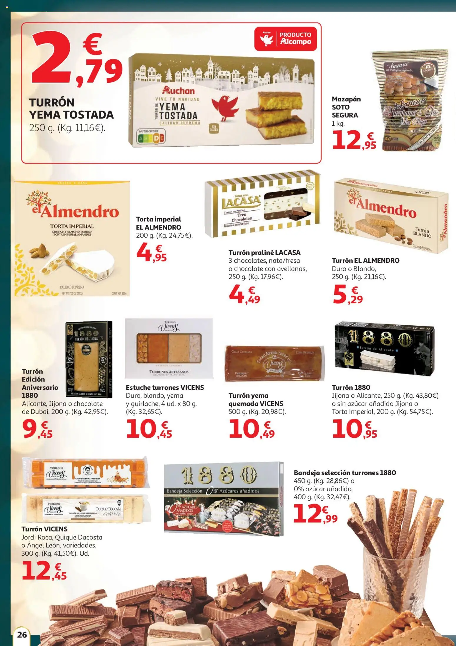 Alcampo - HG catalan │ válido desde el 11.12.2025 | Página: 26 | Productos: Chocolate, Bandeja