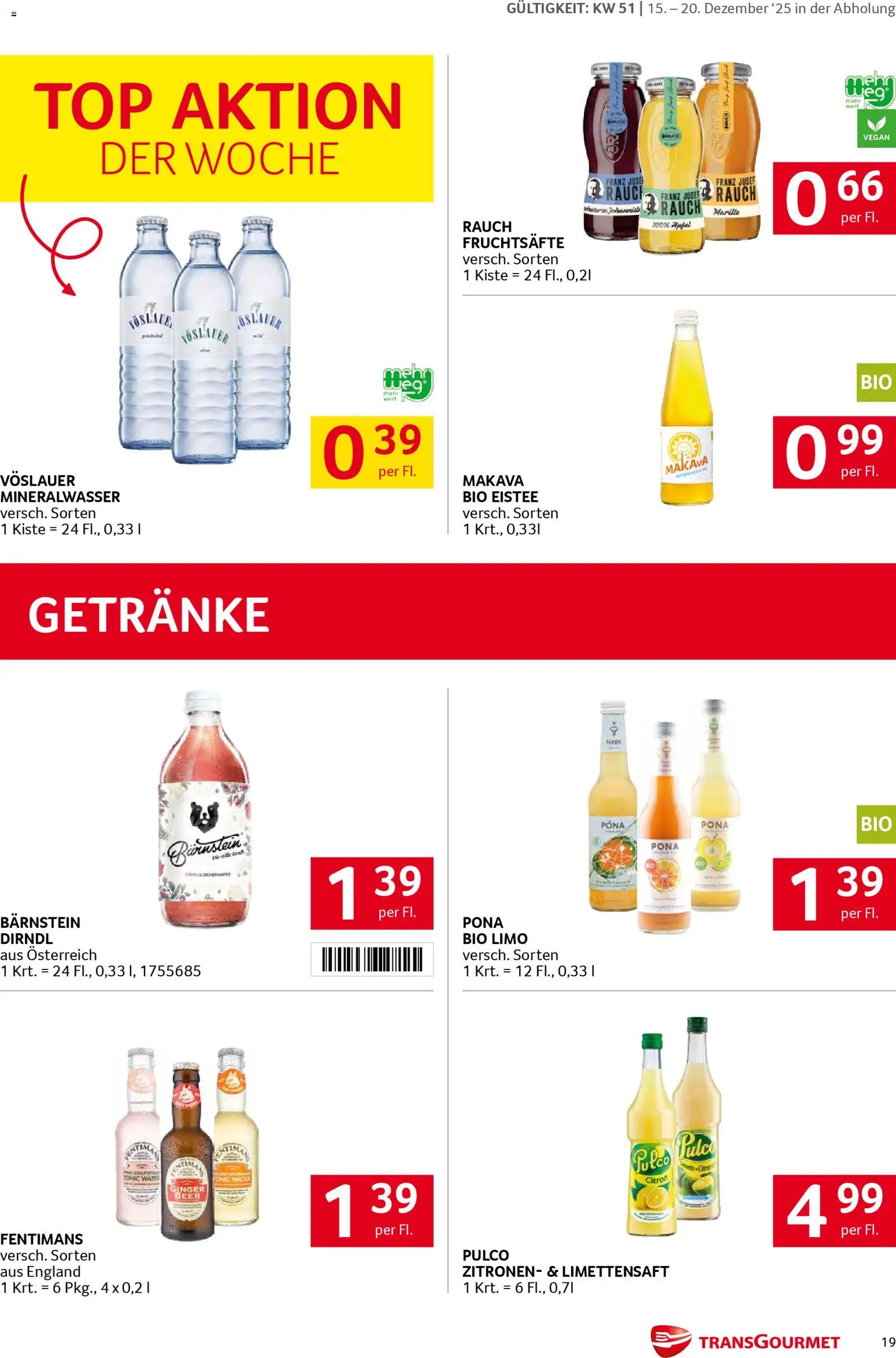 Transgourmet Flugblatt gültig ab 15.12.2025 | Seite: 18