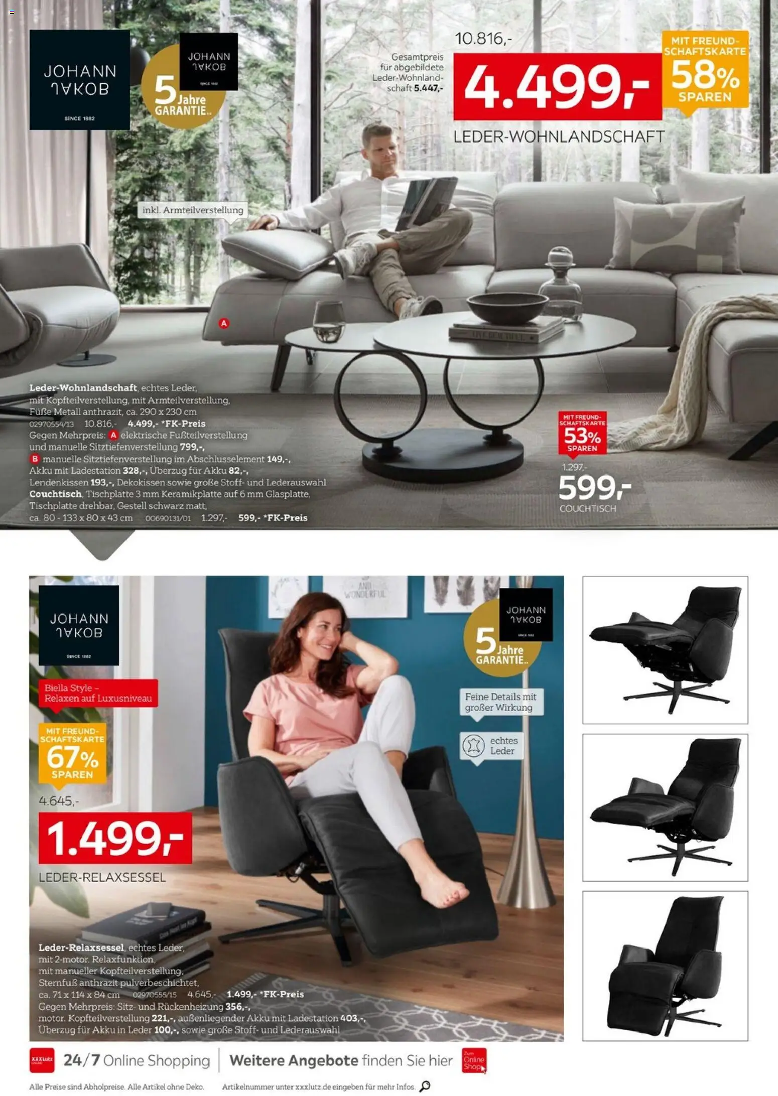 XXXL Lutz - Polster Spezial – gültig ab 25.01.2026 | Seite: 8 | Produkte: Couchtisch