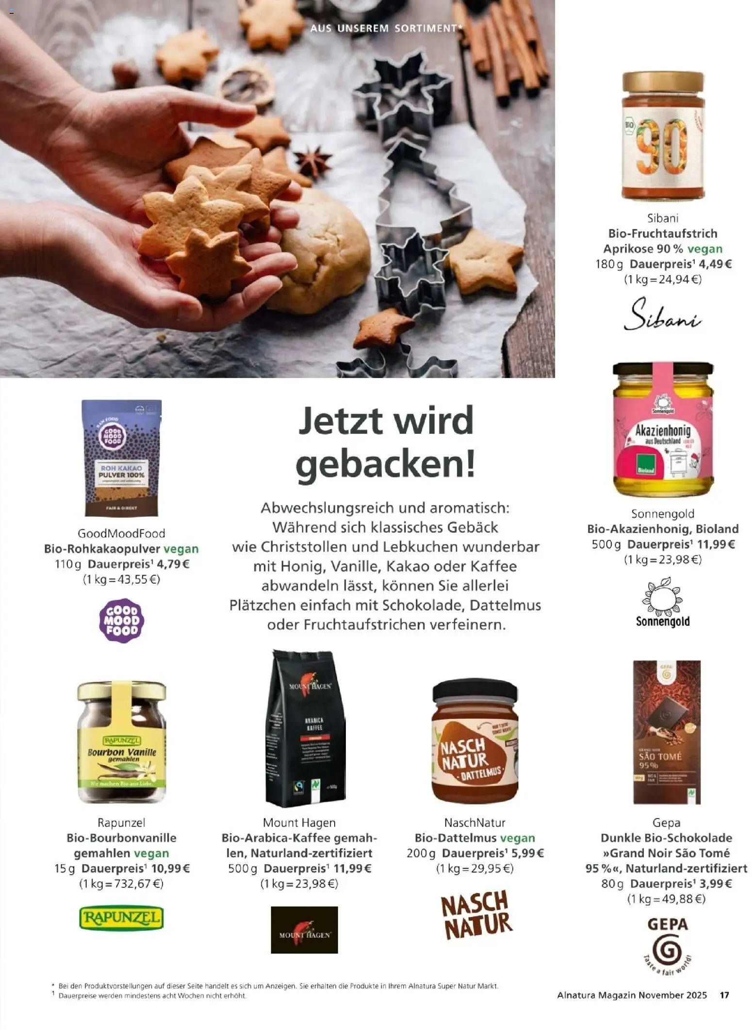Alnatura Prospekt – gültig ab 01.11.2025 | Seite: 17 | Produkte: Kaffee, Bourbon