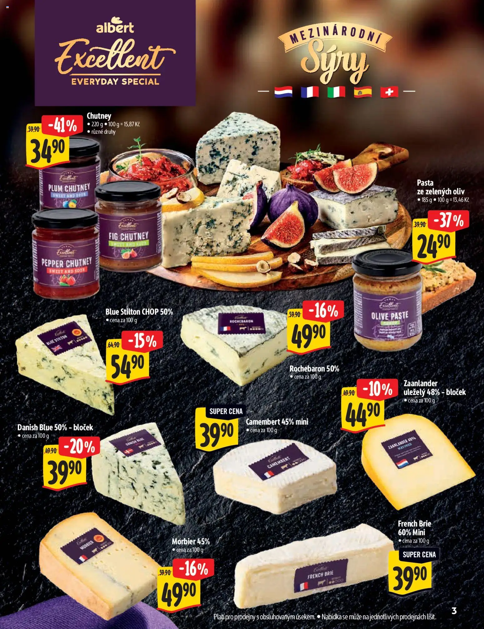 Albert katalog - Hypermarket - Delikatesy od 11.03.2026 | Strana: 3 | Produkty: Brie, Camembert