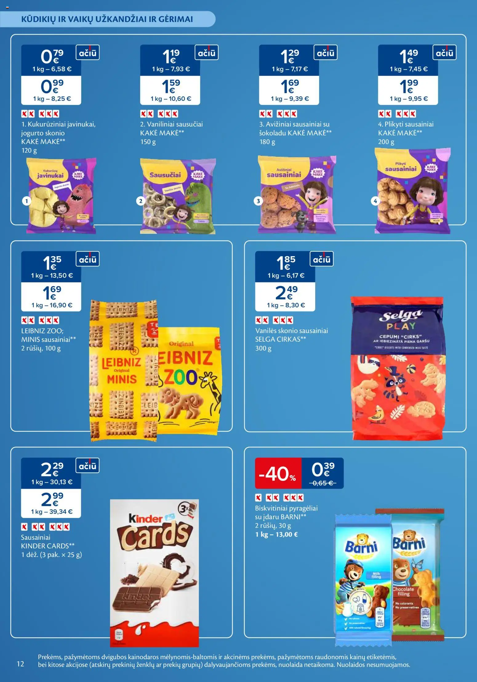 MAXIMA akcijos nuo 07.01.2026 | Puslapis: 12 | Prekių: Sausainiai