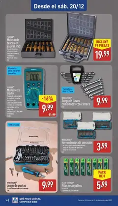 Vista previa WORKZONE® Herramientas de precisión, Set para reparación de smartphones. Juego de 18 puntas de precisión. Juego de 14 cuchillas. Set válido desde el 15.12.2025 | Página: 30