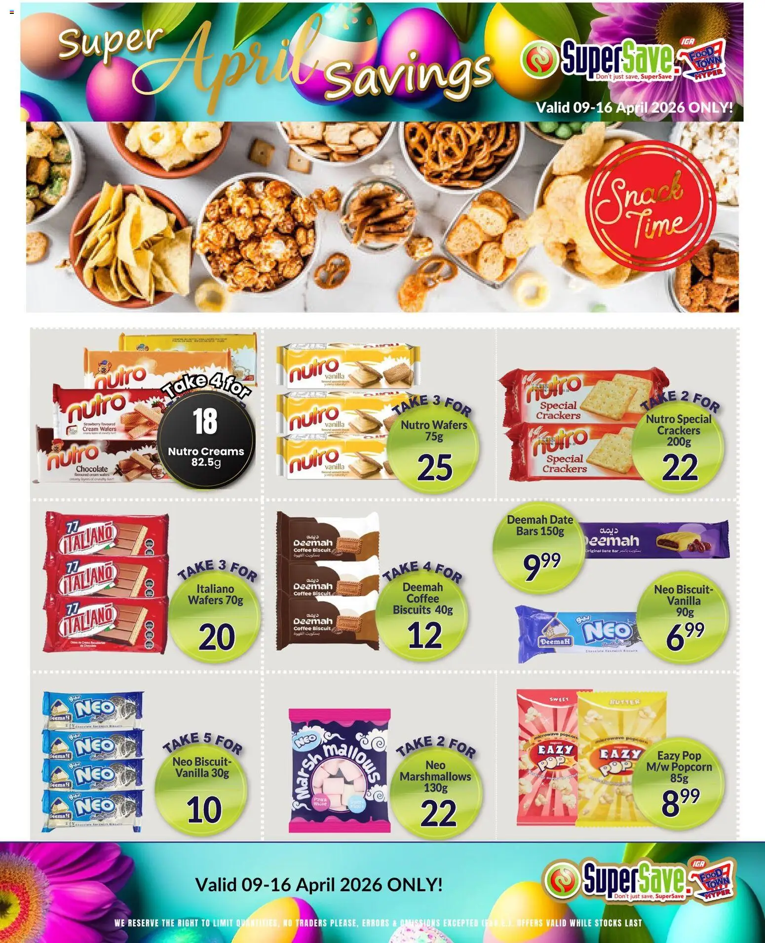 New Super Save catalogue – valid from 09.04.2026 | Page: 42 | Products: Microwave, Butter, Biscuits, Cream