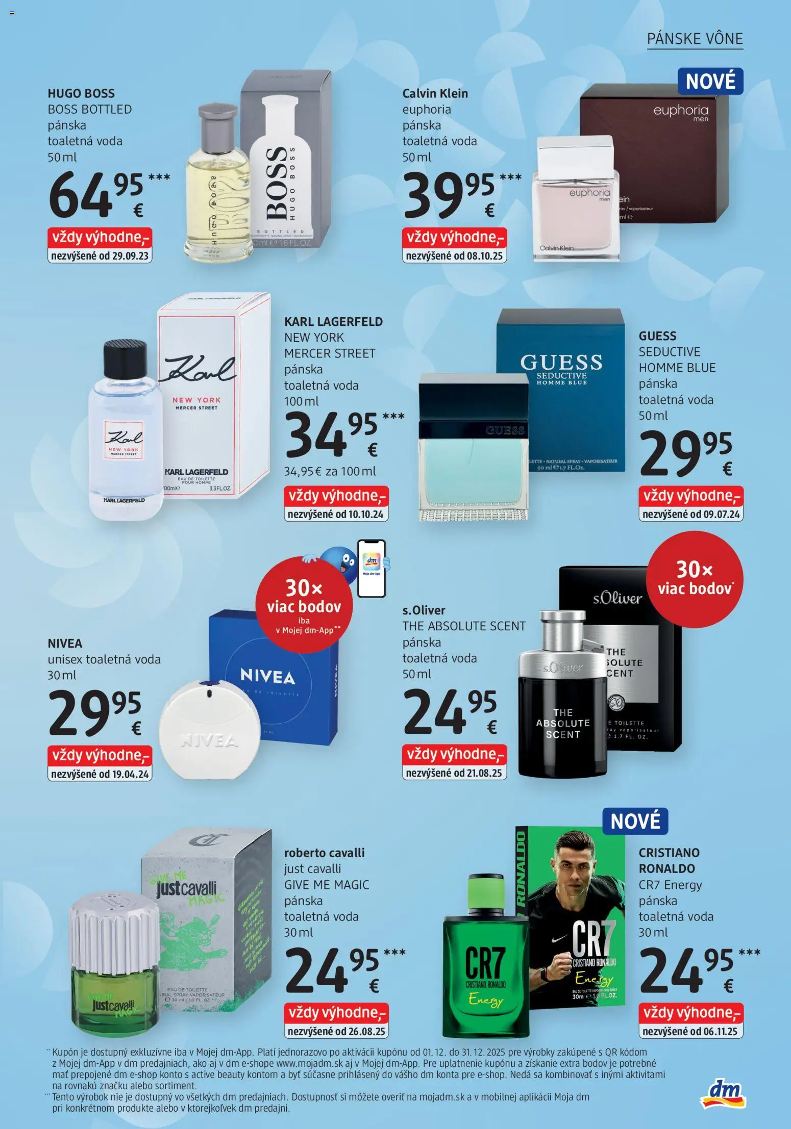 Nové dm drogerie akcie – leták je platný od 01.12.2025 | Strana: 5 | Produkty: Nivea, Toaletná voda, Voda
