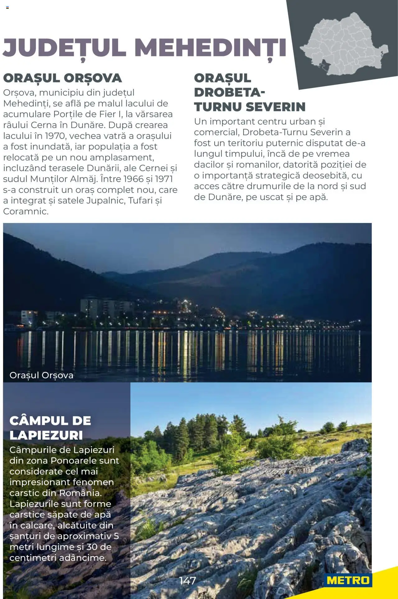 Metro catalog - Ghid de călătorie România – valabil de la 01.08.2025 | Pagină: 147 | Produse: Apă