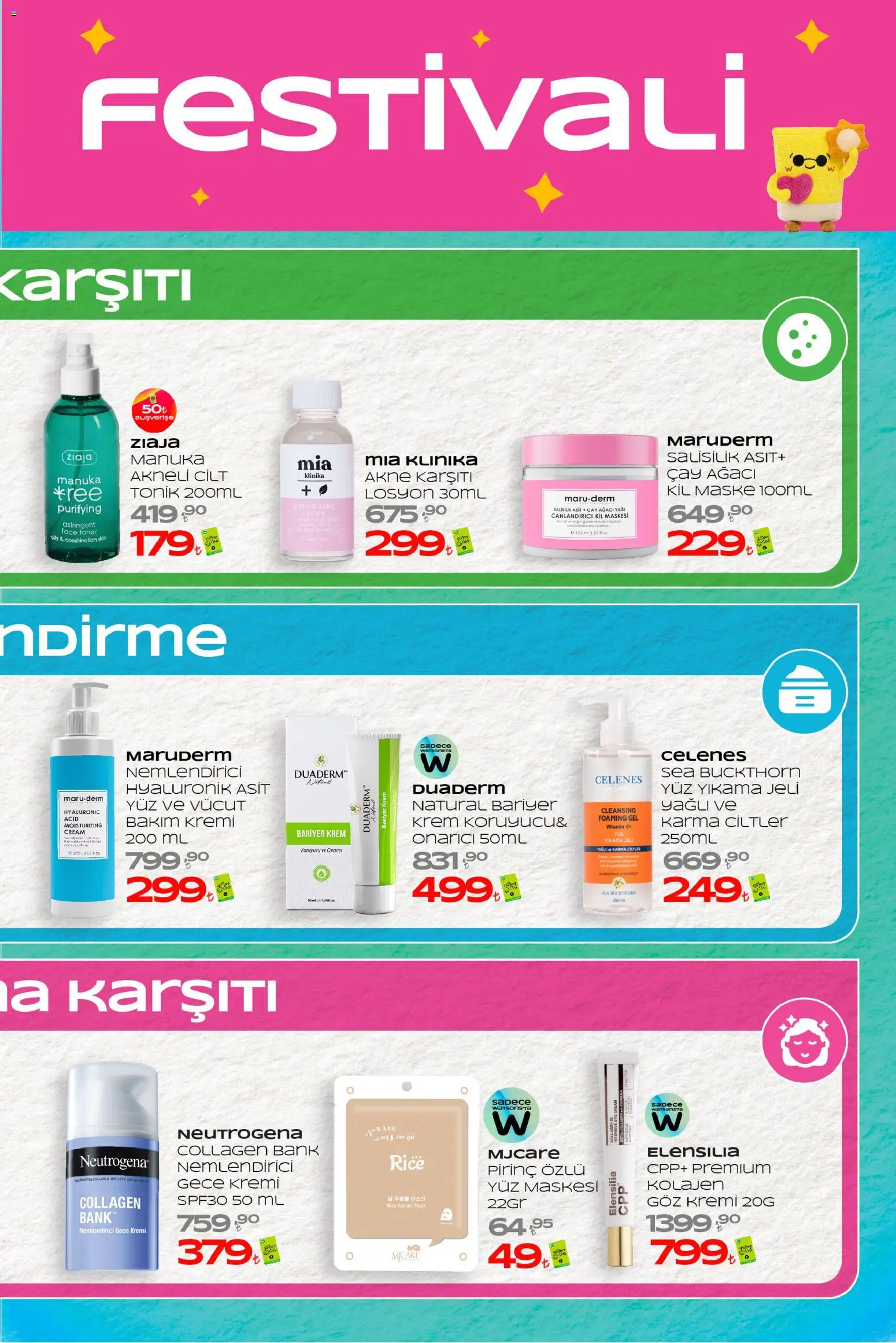 Watsons aktüel ürünler kataloğu yayımlandı! Bu hafta 02 - 28 Ocak 2026 günü Watsons indirimli ürünleri