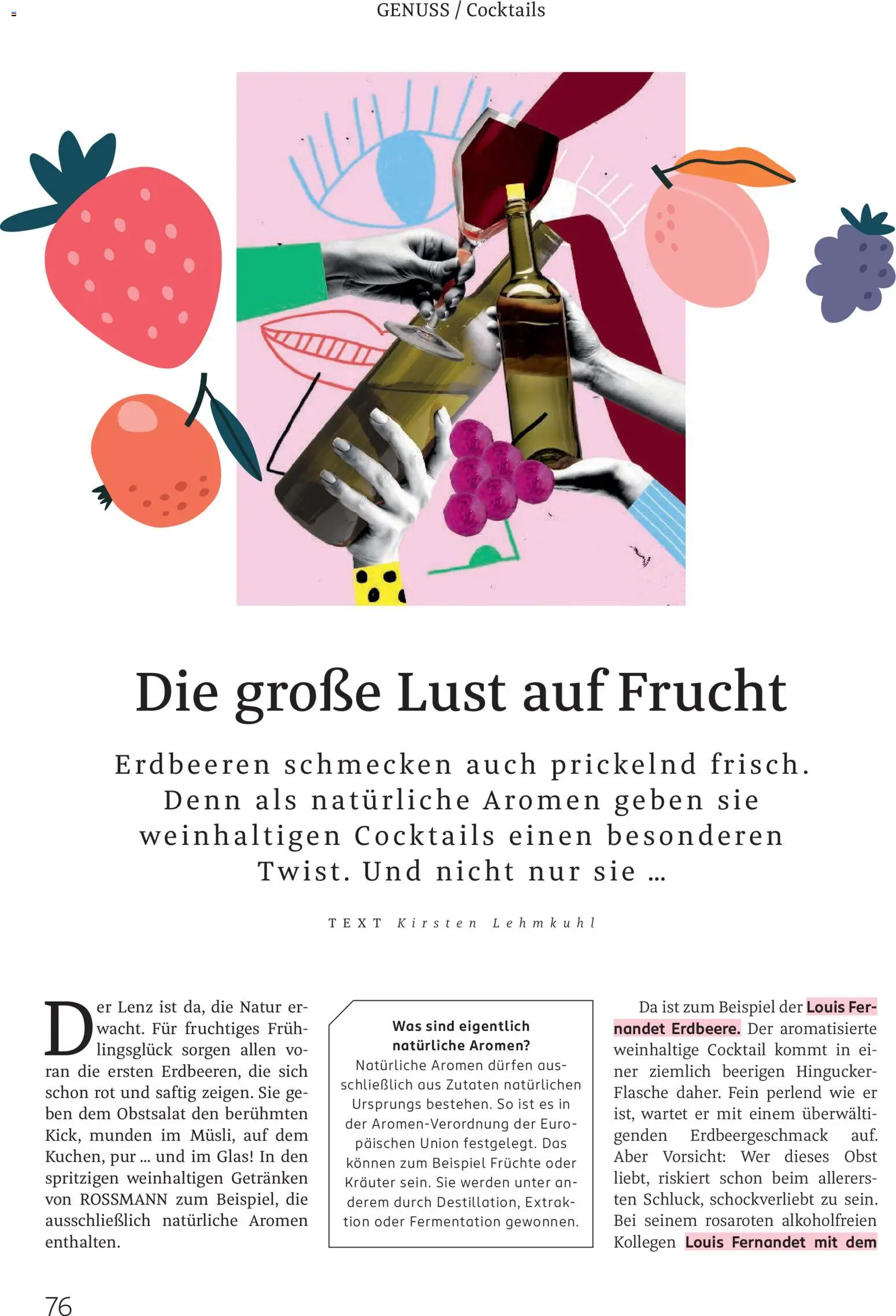 Rossmann Centaur – gültig ab 01.03.2026 | Seite: 76 | Produkte: Obst, Erdbeeren