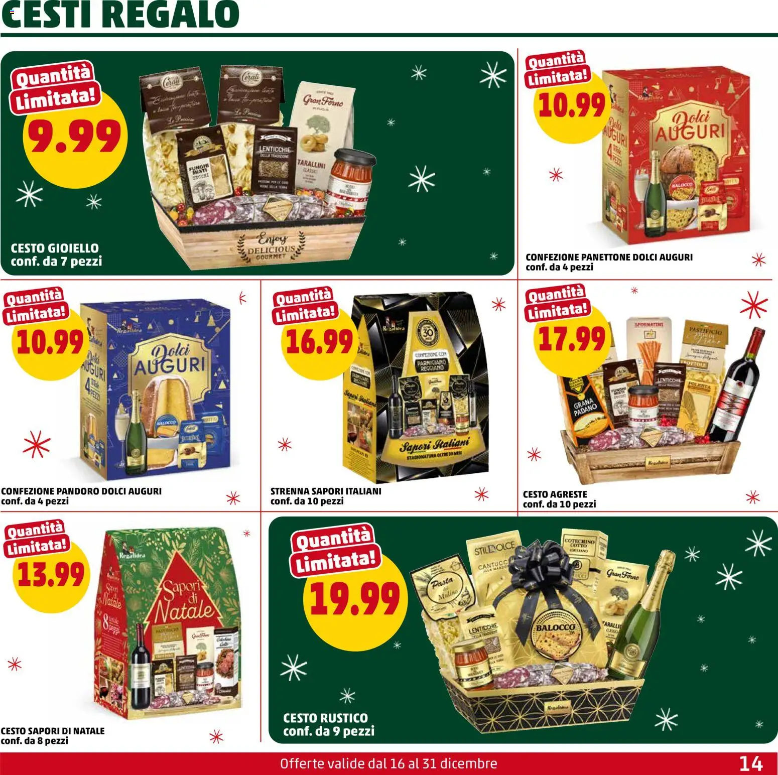 Volantino PENNY del 16.12.2025 | Pagina: 14 | Prodotti: Lenticchie, Pasta, Pandoro, Cotechino