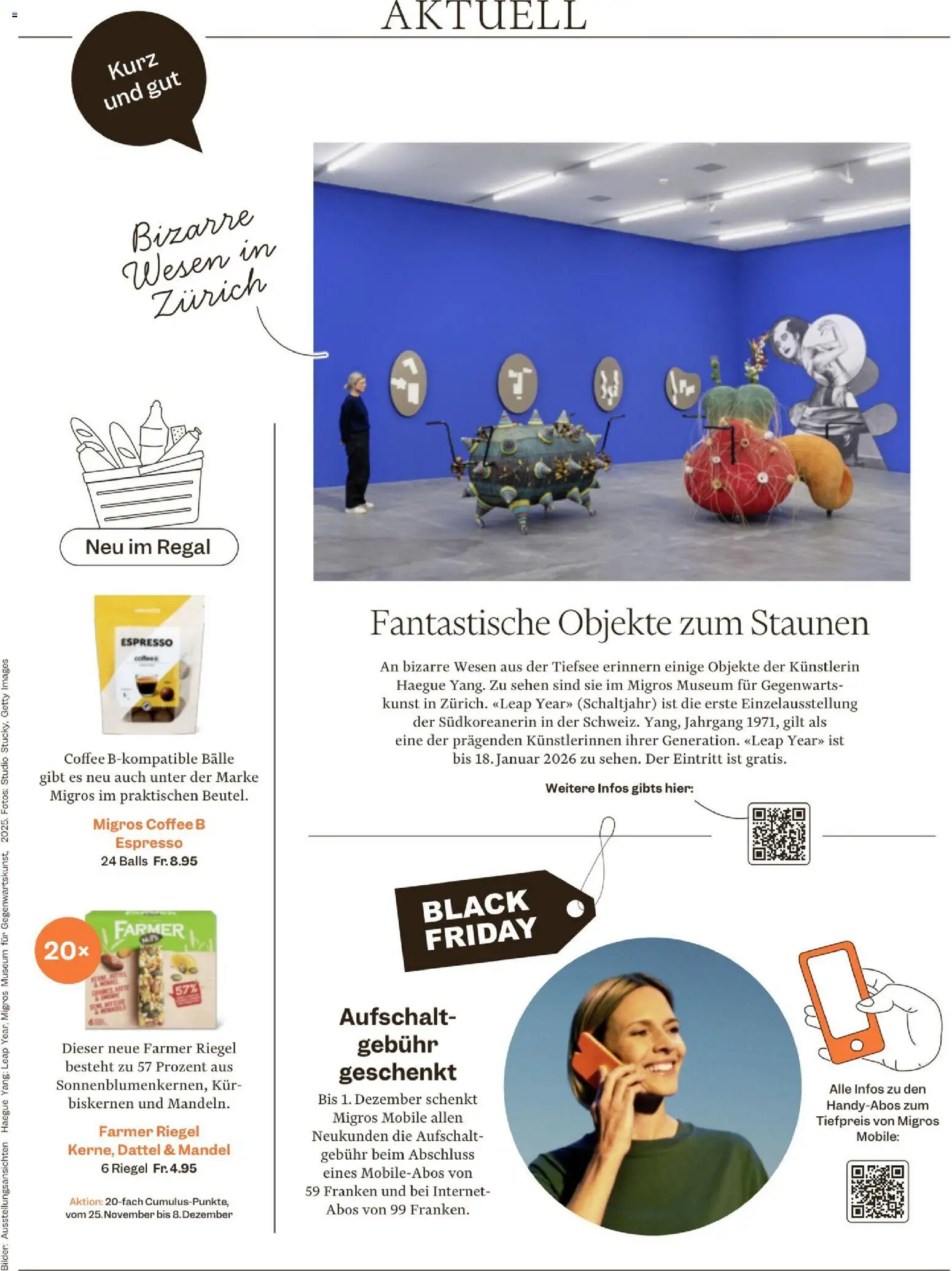 Migros Magazin – gültig ab 24.11.2025 | Seite: 11 | Produkte: Regal, Dattel, Sehen