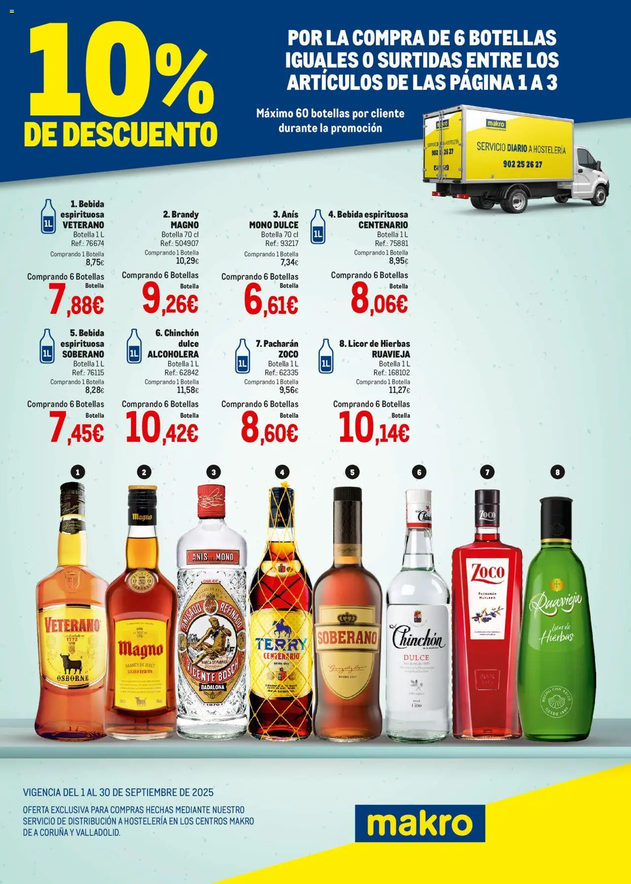 Makro - Destilados Norte │ válido desde el 01.09.2025 | Página: 3 | Productos: Licor, Μαύρο πιπέρι