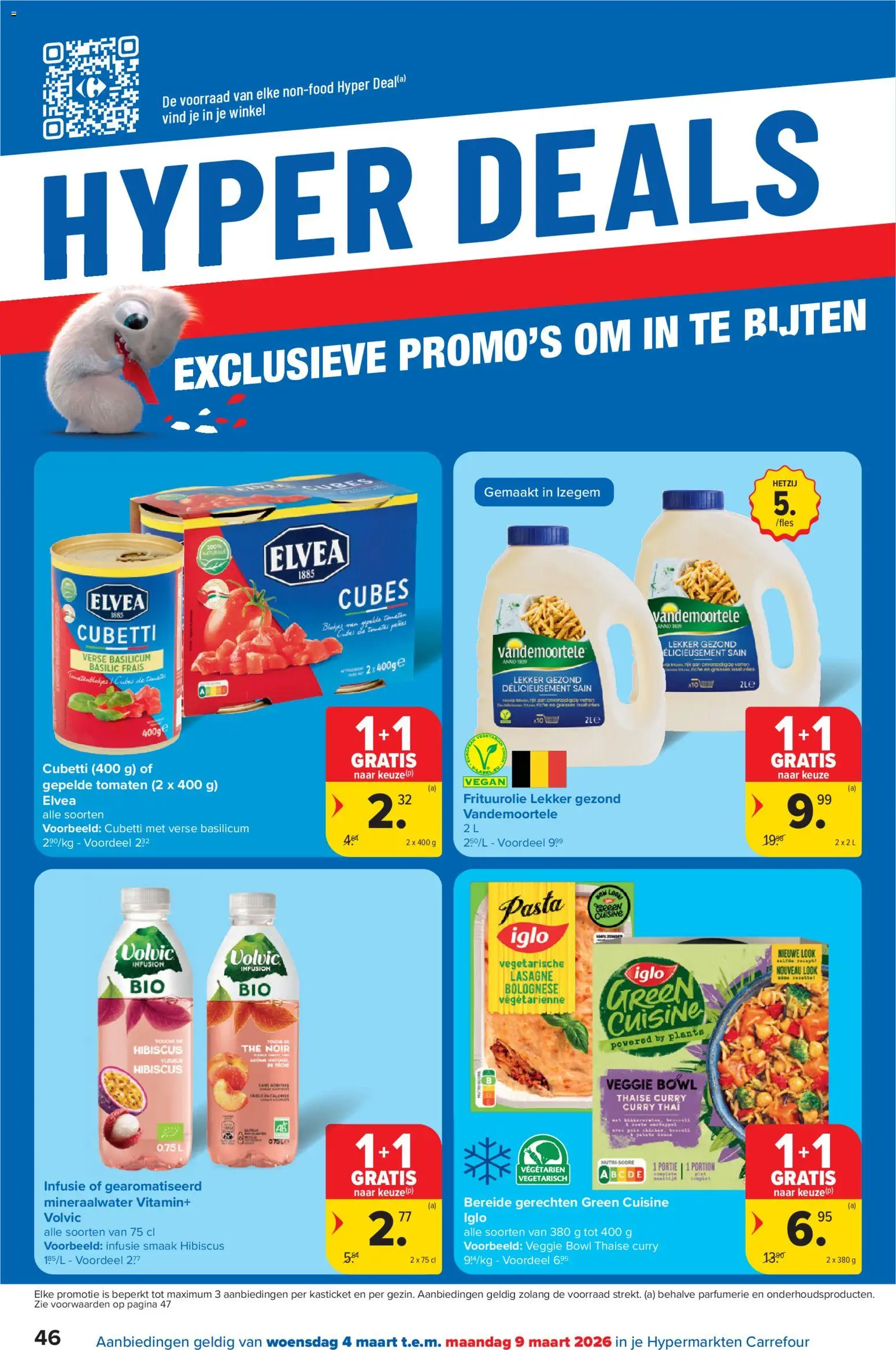 {H1} | Pagina: 46 | Producten: Tomaten, Lasagne, Pasta, Mineraalwater