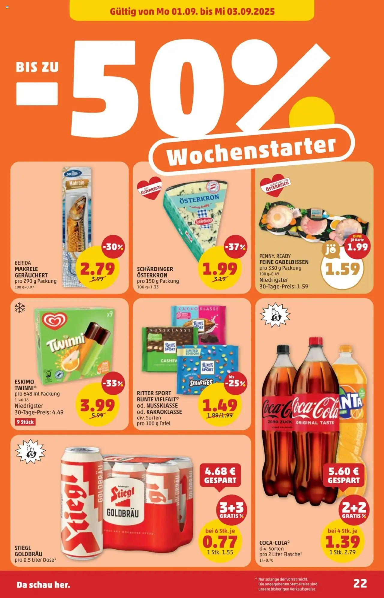 Penny Markt Flugblatt gültig ab 28.08.2025 | Seite: 22
