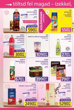 Plus Market akciós újság - amely érvényes a következő dátumtól: 02.04.2026 | Oldal: 6 | Termékek: Gyümölcsital, Kávé, Tea, Instant kávé