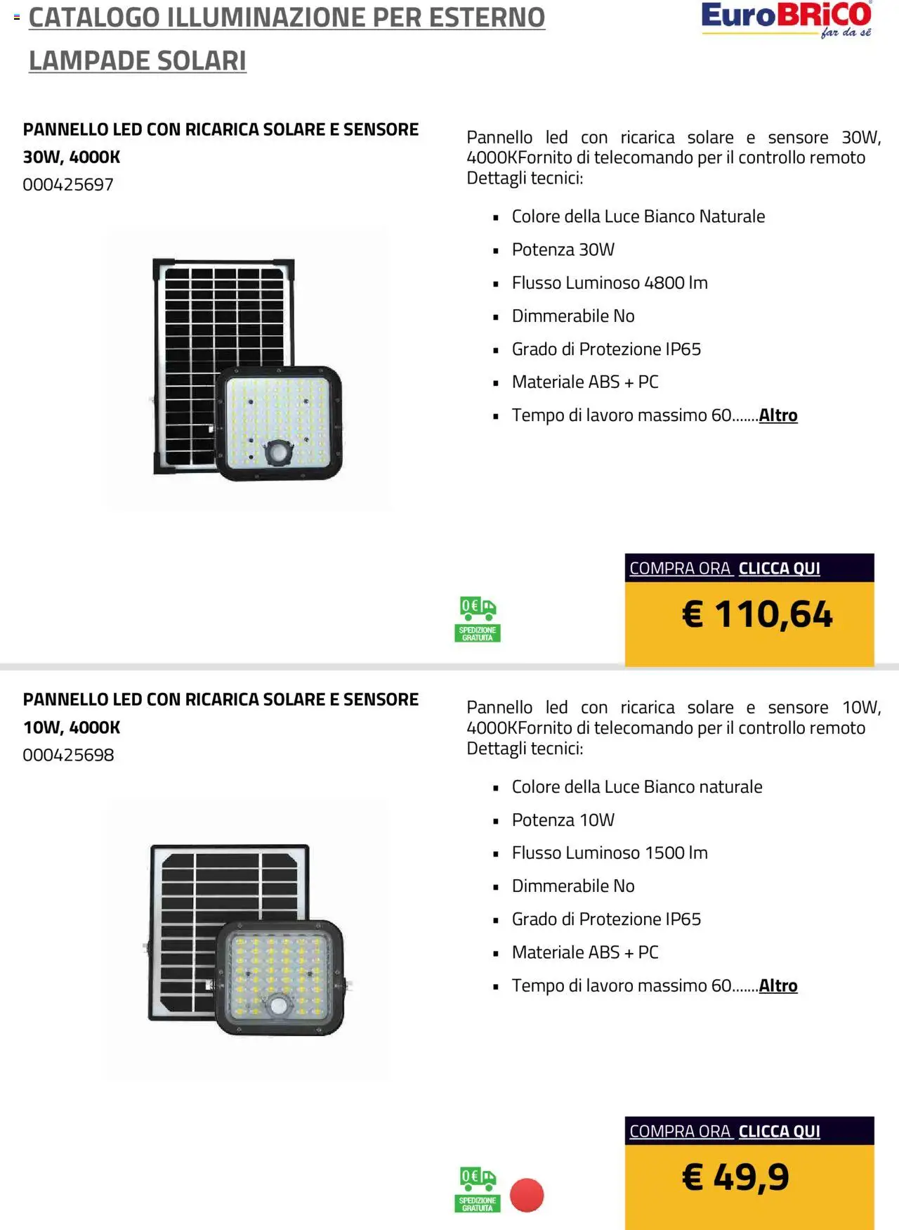 Volantino Eurobrico del 23.07.2025 | Pagina: 38 | Prodotti: Telecomando, PC