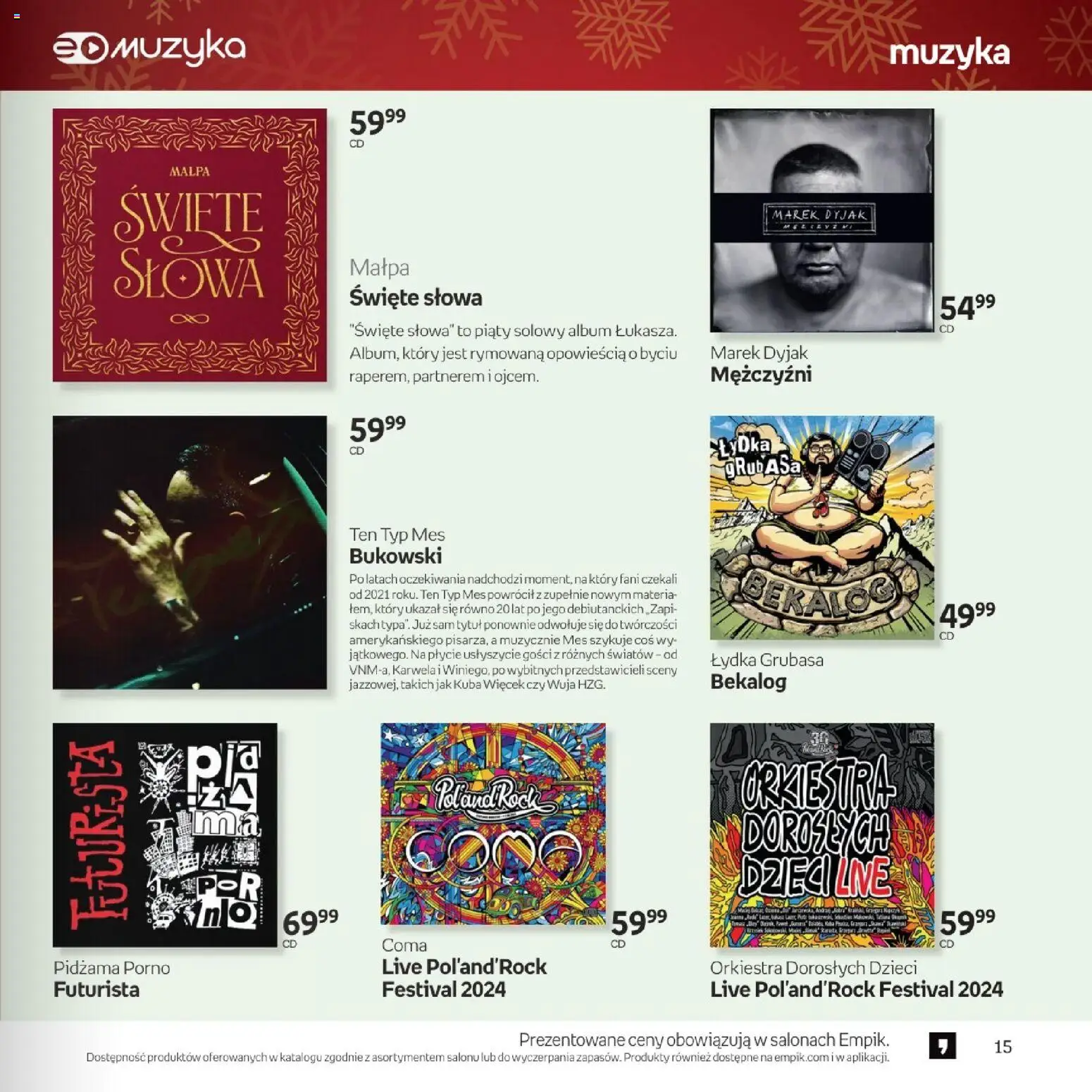Empik promocje - Xmas Muzyka od 26.11.2025 | Strona: 15