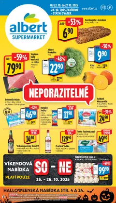 Náhled letáku Albert leták - Supermarket od 22.10.2025