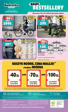Pogląd oferty "Biedronka - Home" - ważna od 14.03.2026 | Strona: 6 | Produkty: Waga, Rower