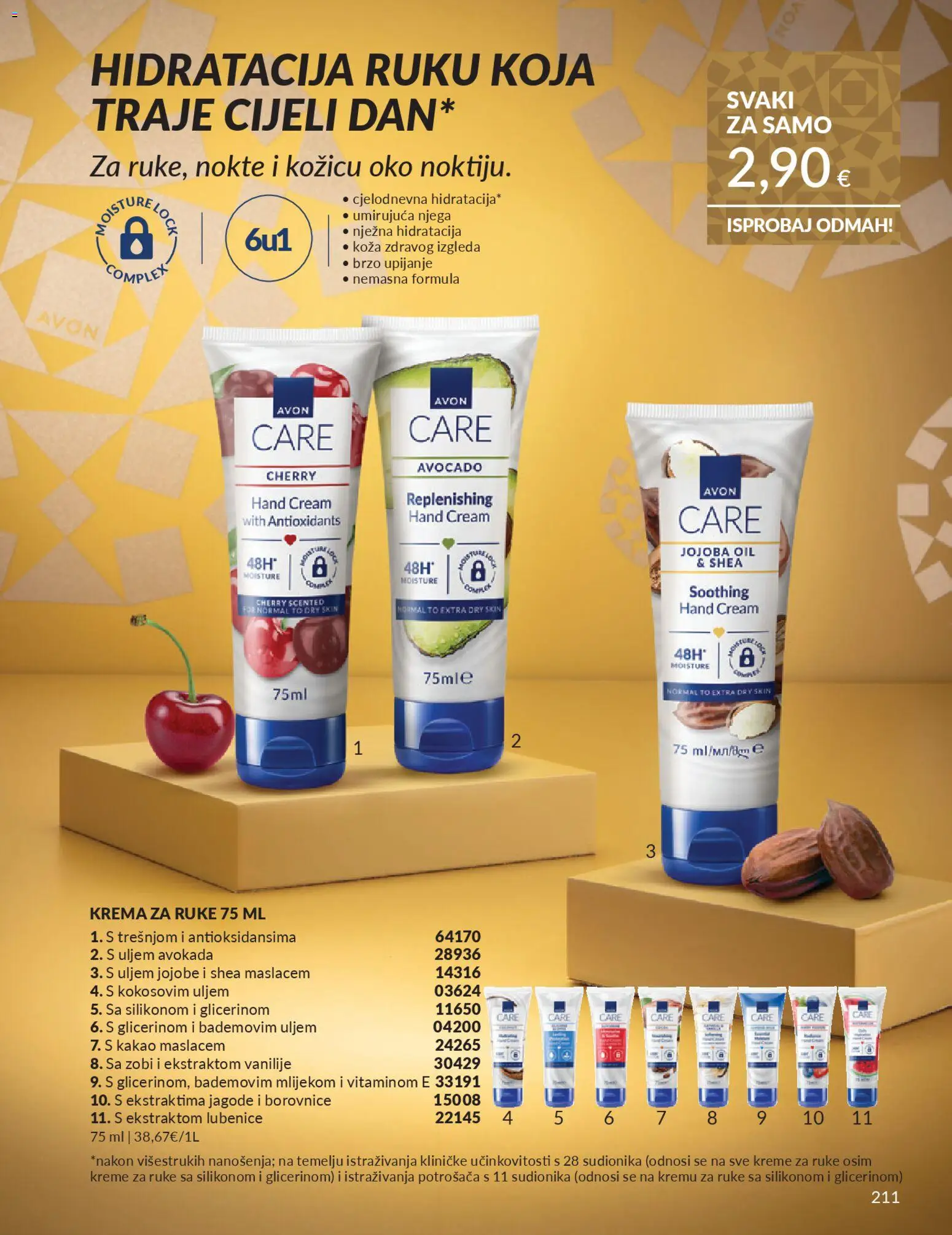 Avon katalog | vrijedi od 01.12.2025 | Stranica: 215 | Proizvodi: Krema za ruke, Jagode, Krema, Borovnice