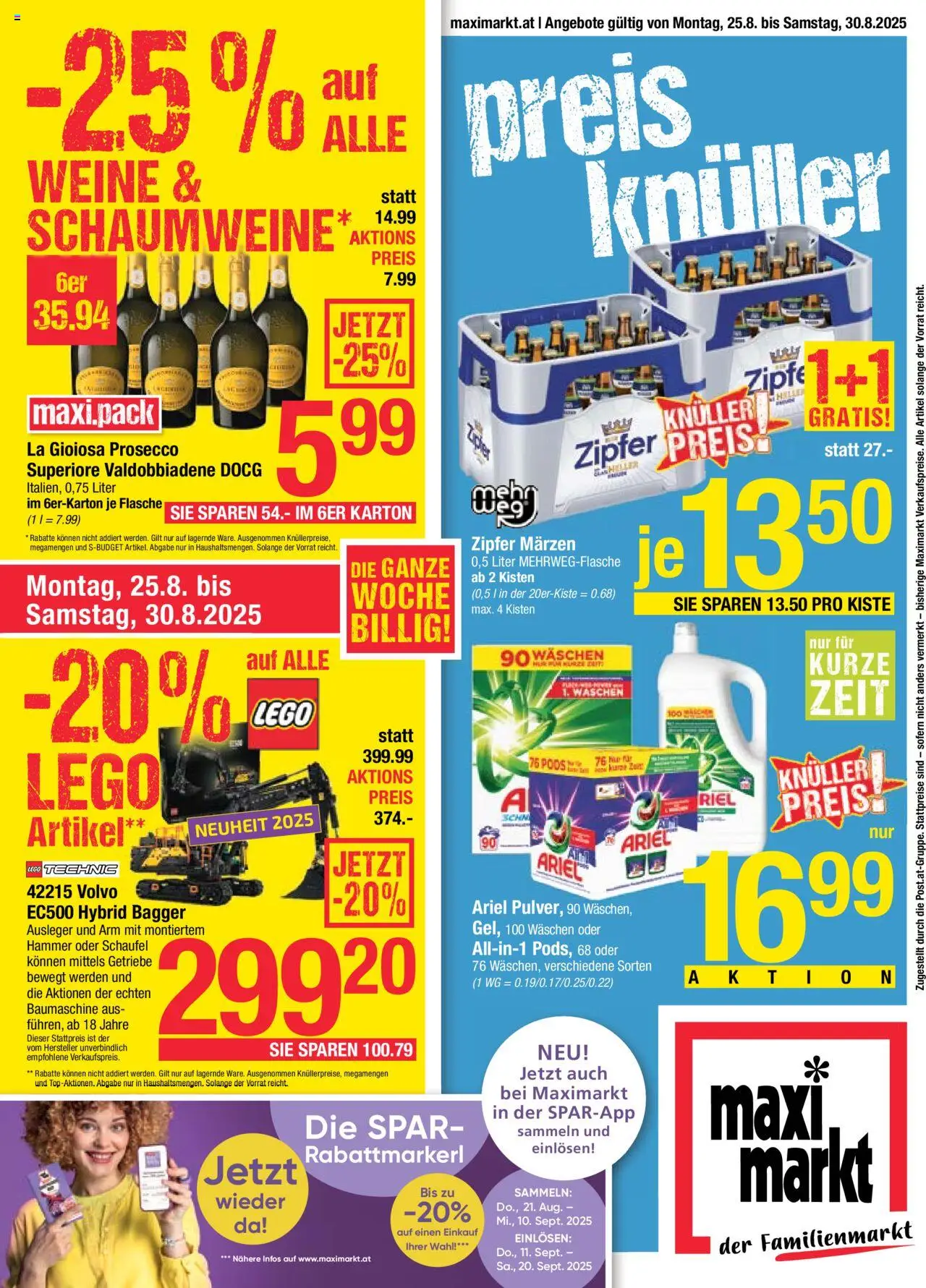 Maximarkt Flugblatt gültig ab 25.08.2025 | Seite: 1