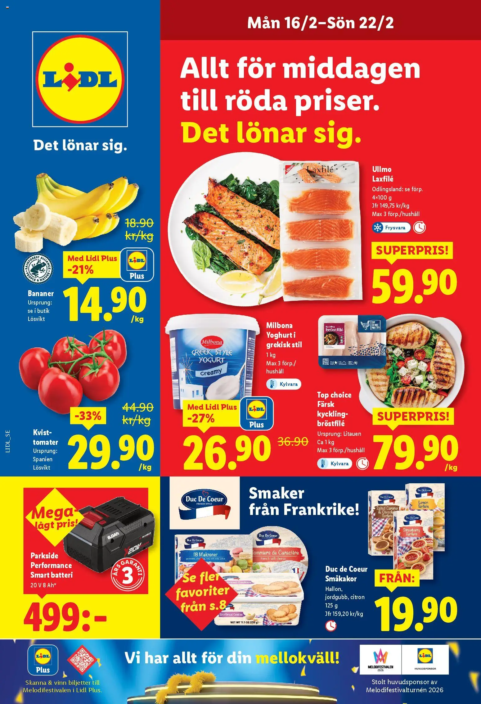 Lidl reklamblad aktuell från 16.02.2026 | Sida: 1